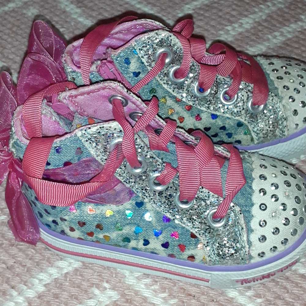 EUC light up high top Skechers